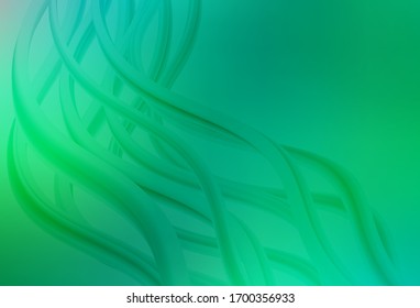 Light Green vector blurred and colored pattern. Colorful illustration in abstract style with gradient. New design for your business.