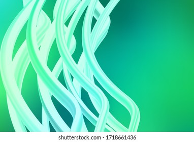 Light Green vector blurred and colored pattern. Abstract colorful illustration with gradient. New style for your business design.