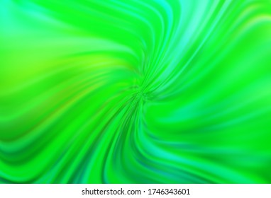 Light Green vector blurred and colored pattern. An elegant bright illustration with gradient. New style for your business design.