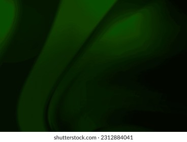 Plantilla de vectores de verde claro borrosa y coloreada. Una ilustración de color completamente nueva en un estilo bokeh. Una plantilla completamente nueva para su diseño.