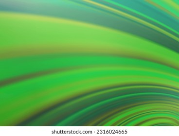 Light Green vector blurred and colored background. Colorful illustration in abstract style with gradient. The background for your creative designs.