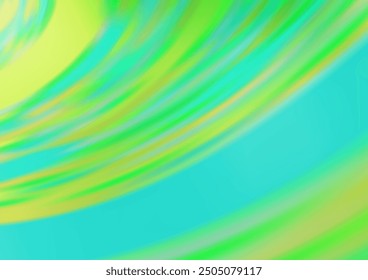 Light Green vector blurred and colored template. Colorful abstract illustration with gradient. A completely new template for your design.