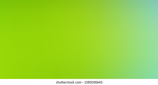 Light Green vector blurred colorful template. Gradient abstract illustration with blurred colors. Sample for your web designers.