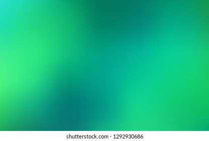 Light Green vector blurred pattern. Colorful abstract illustration with gradient. New style for your business design.