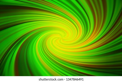 Light Green vector blurred pattern. Creative illustration in halftone style with gradient. Smart design for your work.