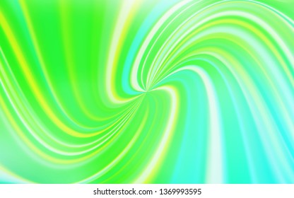 Light Green vector blurred pattern. Colorful abstract illustration with gradient. Background for designs.