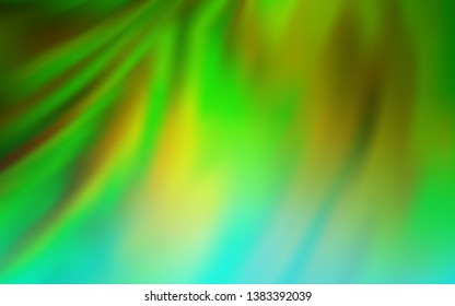 Light Green vector blurred pattern. Abstract colorful illustration with gradient. Elegant background for a brand book.