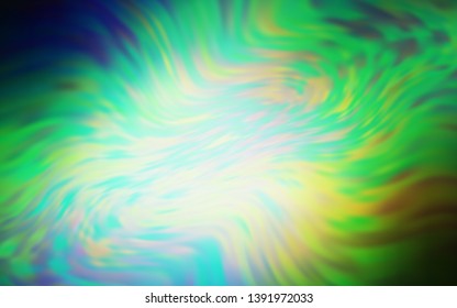 Light Green vector blurred pattern. Glitter abstract illustration with gradient design. Smart design for your work.