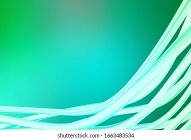 Light Green vector blurred pattern. An elegant bright illustration with gradient. New way of your design.