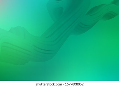 Light Green vector blurred pattern. Colorful illustration in abstract style with gradient. Background for a cell phone.