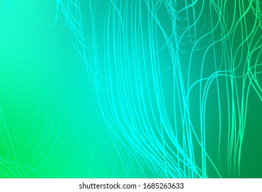Light Green vector blurred pattern. Creative illustration in halftone style with gradient. Elegant background for a brand book.