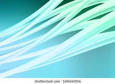 Light Green vector blurred pattern. Colorful abstract illustration with gradient. Smart design for your work.