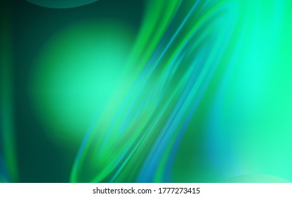 Light Green vector blurred pattern. Glitter abstract illustration with gradient design. New style for your business design.