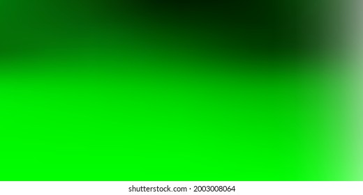 Light green vector blurred pattern. Abstract colorful illustration in blur style with gradient. Sample for your designs.