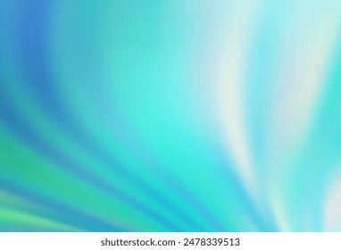 Light Green vector blurred pattern. An elegant bright illustration with gradient. Background for designs.