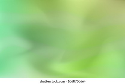 Light Green vector blurred shine abstract cover. Shining colored illustration in a brand-new style. Brand-new style for your business design.
