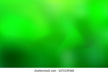 Light Green vector blurred shine abstract cover. A vague abstract illustration with gradient. A completely new design for your business.