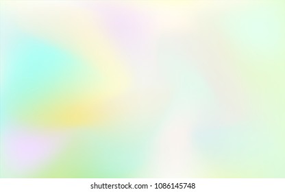 Light Green vector blurred shine abstract texture. Creative illustration in halftone style with gradient. The template can be used as a background of a cell phone.