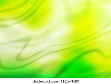 Light Green vector blurred shine abstract background. Glitter abstract illustration with an elegant design. The textured pattern can be used for background.