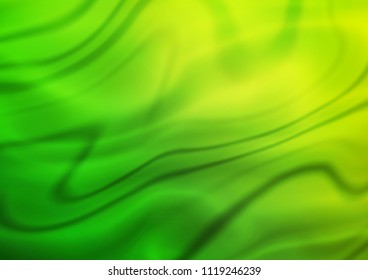 Light Green vector blurred shine abstract background. Colorful abstract illustration with gradient. A completely new template for your business design.