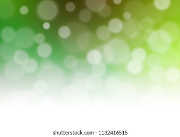 Light Green vector blurred shine abstract background. Glitter abstract illustration with an elegant design. The background for your creative designs.