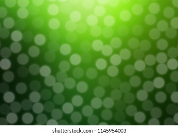 Light Green vector blurred shine abstract template. A vague abstract illustration with gradient. Brand new design for your business.