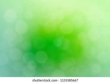 Light Green vector blurred shine abstract pattern. Modern geometrical abstract illustration with gradient. Brand new style for your business design.