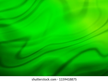 Light Green vector blurred shine abstract pattern. Creative illustration in halftone style with gradient. Brand new design for your business.