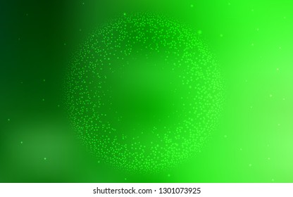 Light Green vector blurred shine abstract background. A completely new colored illustration in blur style. The best blurred design for your business.