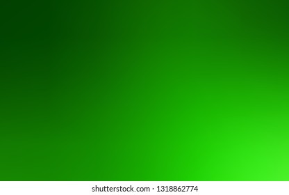 Light Green vector blurred shine abstract background. Colorful abstract illustration with gradient. Elegant background for a brand book.