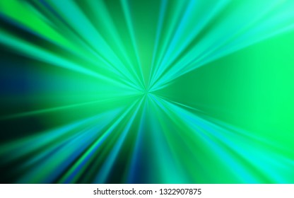 Light Green vector blurred shine abstract background. Colorful abstract illustration with gradient. New style for your business design.