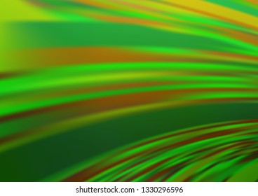 Light Green vector blurred shine abstract background. A vague abstract illustration with gradient. The elegant pattern for brand book.