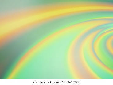 Light Green vector blurred shine abstract template. Modern geometrical abstract illustration with gradient. The best blurred design for your business.