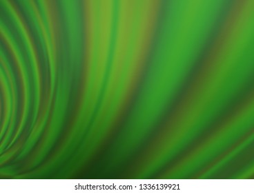 Light Green vector blurred shine abstract background. Glitter abstract illustration with an elegant design. A completely new design for your business.