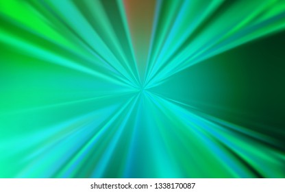 Light Green vector blurred shine abstract background. Abstract colorful illustration with gradient. Blurred design for your web site.