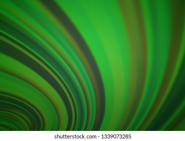 Light Green vector blurred shine abstract template. Creative illustration in halftone style with gradient. The elegant pattern for brand book.