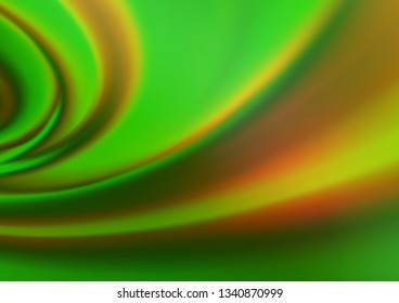 Light Green vector blurred shine abstract background. Colorful illustration in blurry style with gradient. Brand new design for your business.
