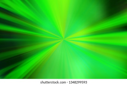 Light Green vector blurred shine abstract texture. Creative illustration in halftone style with gradient. Smart design for your work.