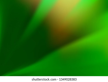 Light Green vector blurred shine abstract background. Creative illustration in halftone style with gradient. The elegant pattern for brand book.