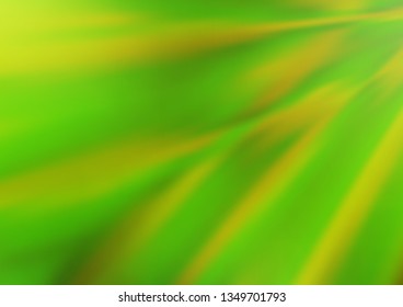 Light Green vector blurred shine abstract template. A completely new color illustration in a bokeh style. A completely new template for your design.