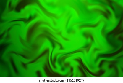 Light Green vector blurred shine abstract template. Abstract colorful illustration with gradient. The best blurred design for your business.