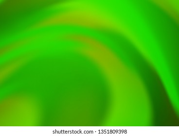 Light Green vector blurred shine abstract pattern. Glitter abstract illustration with an elegant design. Brand new design for your business.