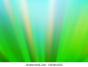 Light Green vector blurred shine abstract template. Modern geometrical abstract illustration with gradient. A new texture for your design.