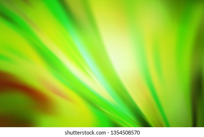 Light Green vector blurred shine abstract texture. Colorful abstract illustration with gradient. The best blurred design for your business.
