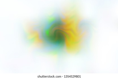 Light Green vector blurred shine abstract background. An elegant bright illustration with gradient. New style for your business design.