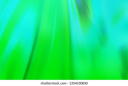Light Green vector blurred shine abstract template. A completely new colored illustration in blur style. New way of your design.