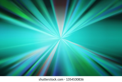 Light Green vector blurred shine abstract background. Abstract colorful illustration with gradient. New style for your business design.