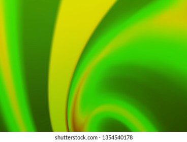 Light Green vector blurred shine abstract background. An elegant bright illustration with gradient. A completely new template for your design.