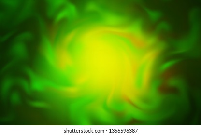 Light Green vector blurred shine abstract texture. Colorful abstract illustration with gradient. New style design for your brand book.