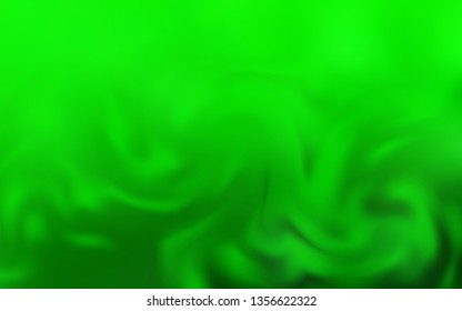 Light Green vector blurred shine abstract texture. A completely new colored illustration in blur style. New way of your design.